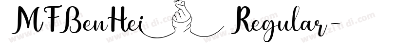 MFBenHei Regular字体转换